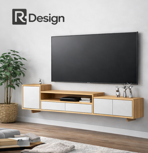 شلف دیواری مدل پلکانی ساده