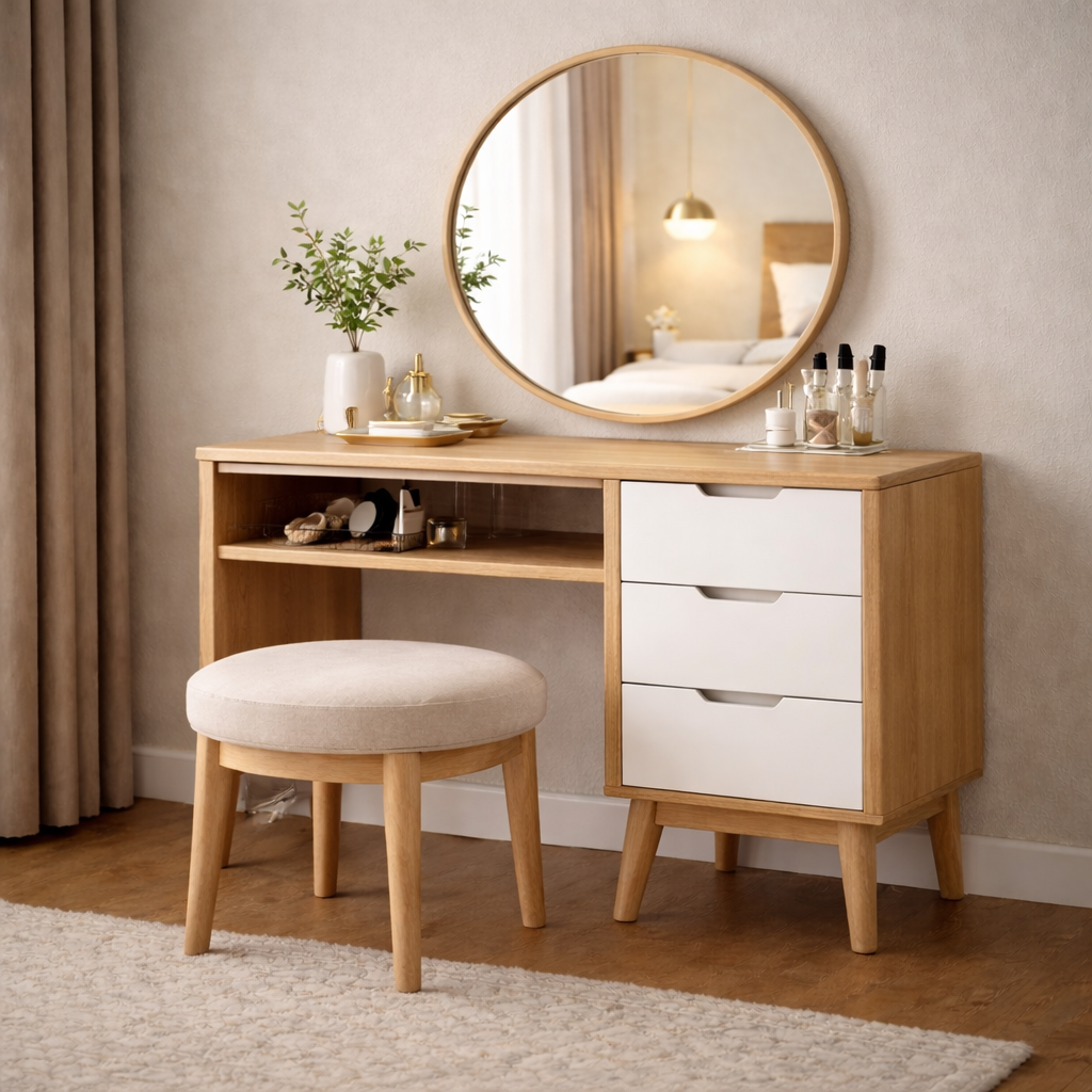 میز آرایش مدل اسکاندی