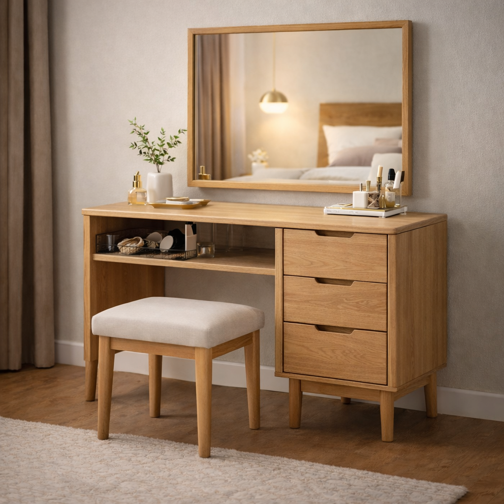 میز آرایش مدل نوردیک